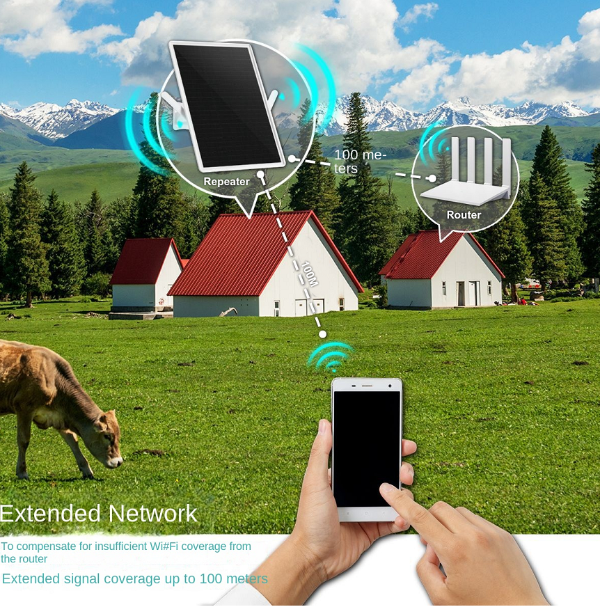 Repetidor WiFi 6 solar