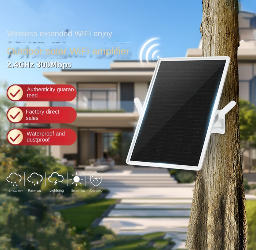 Repetidor WiFi 6 solar