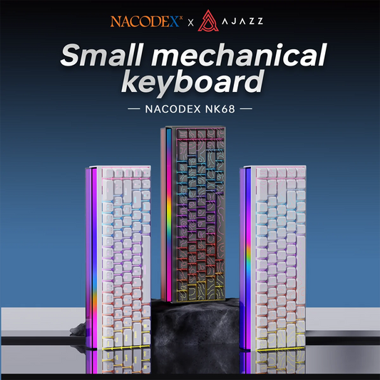 Teclado mecánico AJAZZ NK68 compacto 68% con RGB