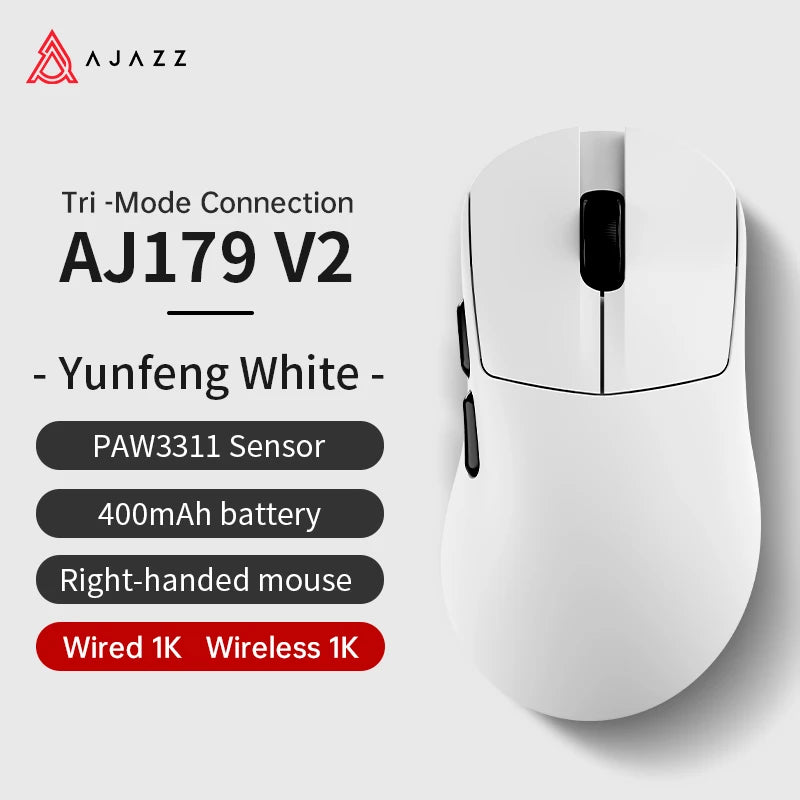 Ratón gaming AJAZZ AJ179 inalámbrico y con cable