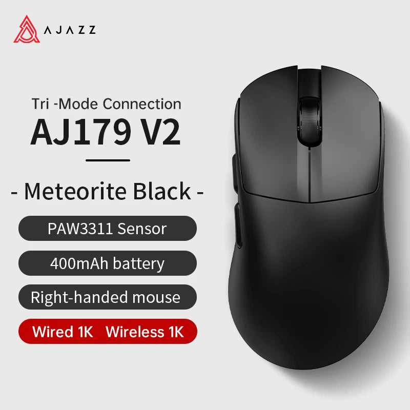 Ratón gaming AJAZZ AJ179 inalámbrico y con cable
