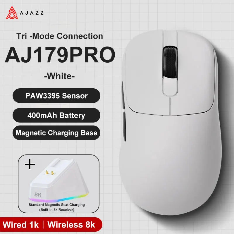Ratón gaming AJAZZ AJ179 inalámbrico y con cable