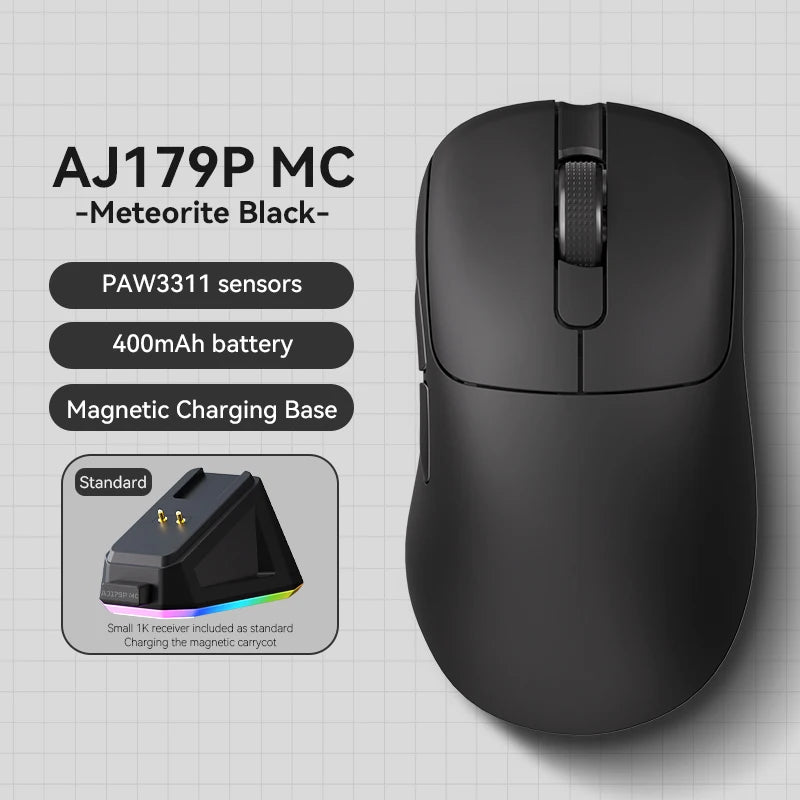 Ratón gaming AJAZZ AJ179 inalámbrico y con cable