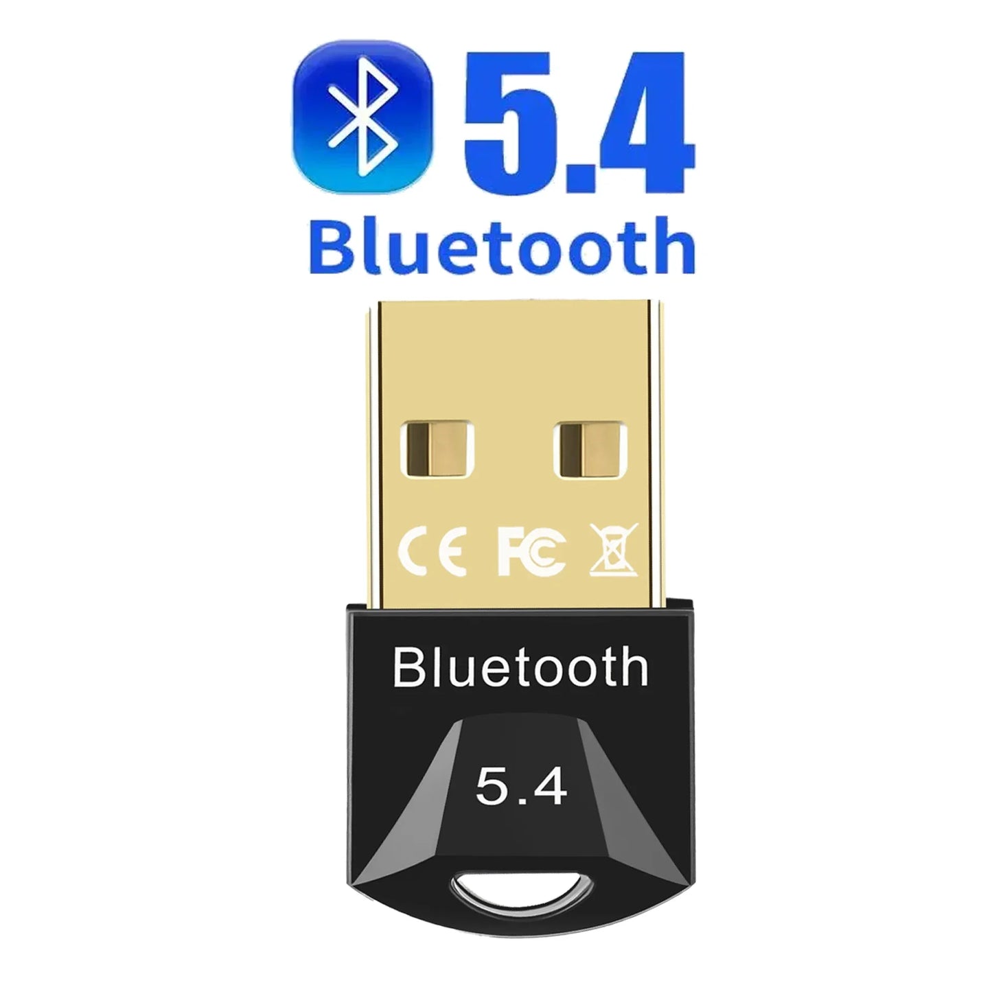 Adaptador Bluetooth USB para PC (5.0 / 5.1 / 5.3 / 5.4)