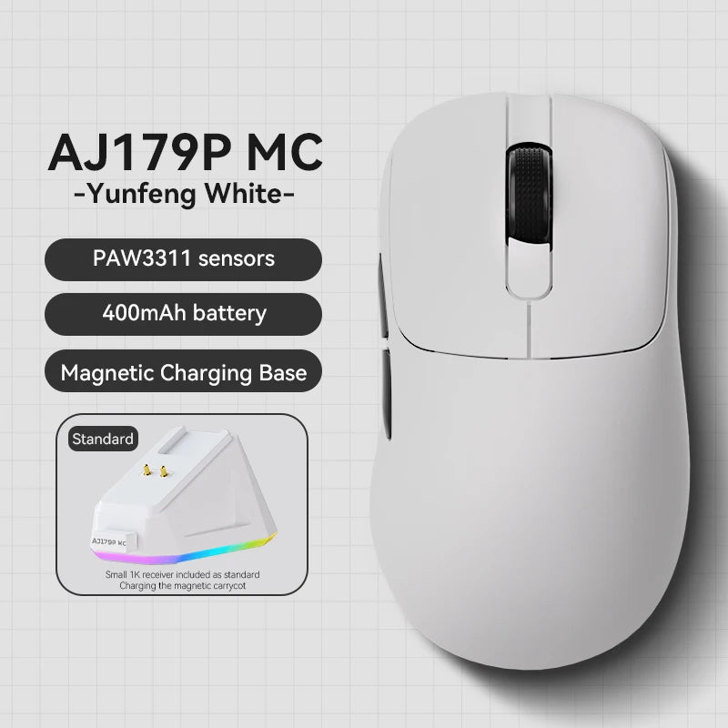 Ratón gaming AJAZZ AJ179 inalámbrico y con cable