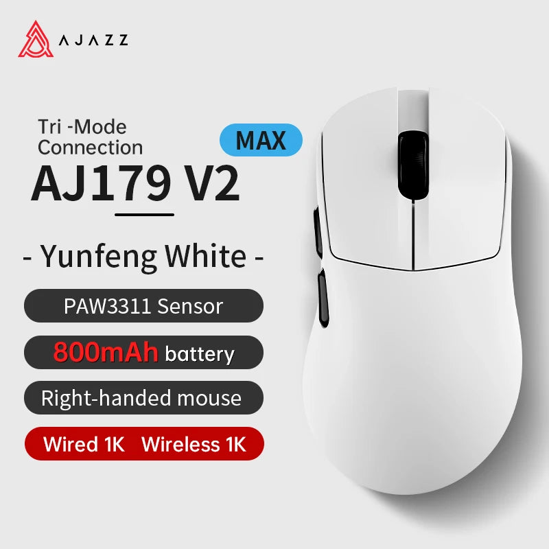 Ratón gaming AJAZZ AJ179 inalámbrico y con cable