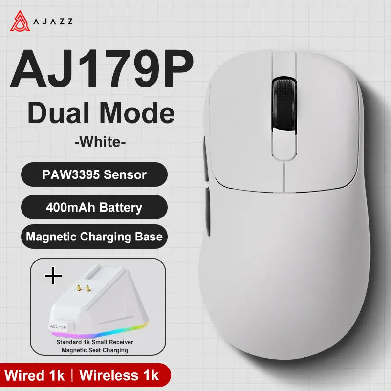 Ratón gaming AJAZZ AJ179 inalámbrico y con cable
